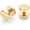 Gold, variant on 11mm Chicago Screw Rivets Flat Cap Screw Posts Stud for Bags Belts Leather Strap 6 Pack (Gold)