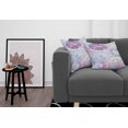 thumbnail image 3 of Ambesonne Floral Throw Pillow Cover 2 Pack, Dandelions Leaves Swirls, 24", Multicolor, 3 of 5