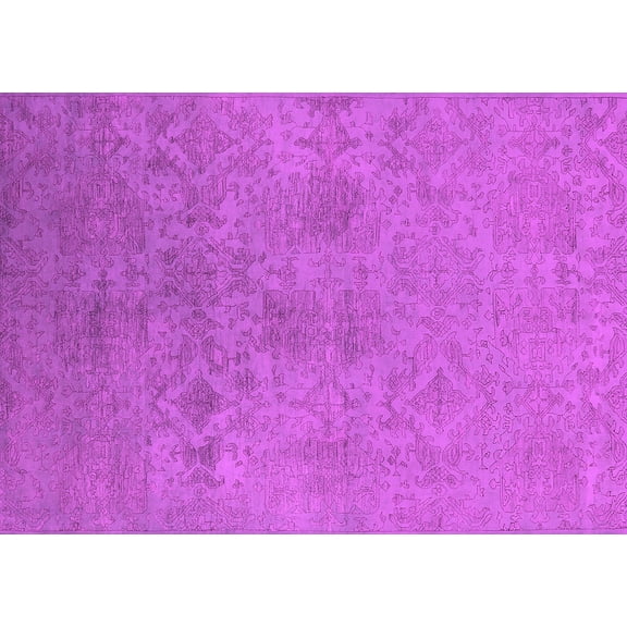 Ahgly Company Indoor Rectangle Persian Pink Bohemian Area Rugs, 5' x 7'