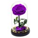 thumbnail image 4 of Rosas de cristal BLESIY Regalo romántico violeta luz de mesa, 4 of 8