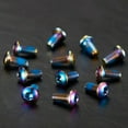 thumbnail image 2 of Splihome 12Pcs/Boxed M5X10Mm Mtb Bike Disc Brake Rotor Bolts T25 Torx Rotor Screws Red, 2 of 9