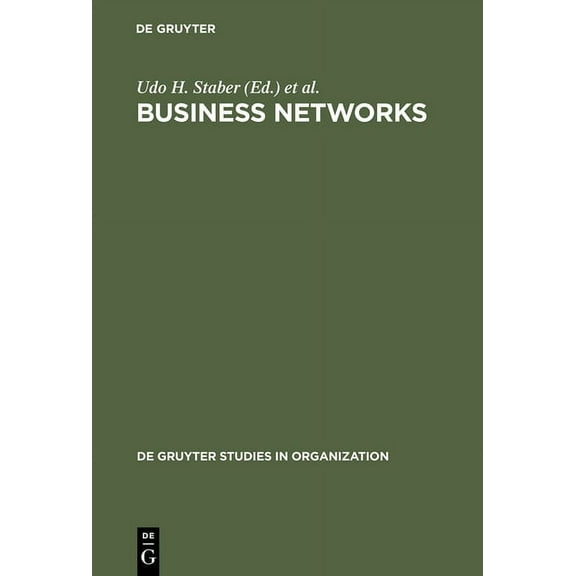 de Gruyter Studies in Organization Business Networks: Prospects for Regional Development, Book 73, (Hardcover)