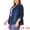 Dark Blue, variant on DARING DIVA Women's Plus Size Button Washed Front Loose Jean Jacket 4X Light Blue