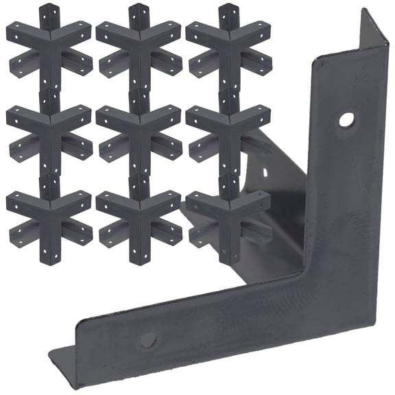 ROSENICE 20Pcs Metal Box Corners for Home Repair and DIY Projects 1.3x1.3in