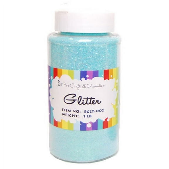 1lb SUPER FINE GLITTER POWDER 16 oz Aqua Blue