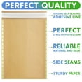 thumbnail image 3 of Natural Kraft Bubble Mailers, Padded Self Seal Envelopes, 100 Count, 14.25 x 19 in, 3 of 8