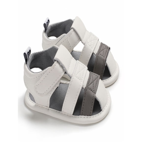 Summer Baby Boys Breathable Anti-Slip Mixed Color Shoes Sandals Toddler Soft Soled First Walkers