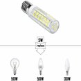 thumbnail image 4 of Bombilla LED E14, blanco frío 6000K, CA 220-230V, tornillo Edison pequeño, regulable, blanco [Clase A Energy +], 1 unidad, 4 of 5