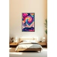thumbnail image 2 of Anime Cosmic Fantasy Poster – Girl Under Vibrant Galaxy Sky 【Photo Paper】, 2 of 3