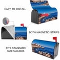 thumbnail image 5 of Magnetic Mailbox Cover Beautiful Sweeping Coastline Post Box Cover Wrapped Mailbox Covers Anti-UV and Durable for Garden Decor 21" L×18" W Portland Head Lighthouse in Cape Elizabeth, 5 of 6