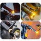 thumbnail image 4 of 2PCS Motorcycle Turn Signal LED Light Indicator Blinker Handle Bar End Handlebar Led Waterproof Handle Bar End Handlebar, 4 of 5