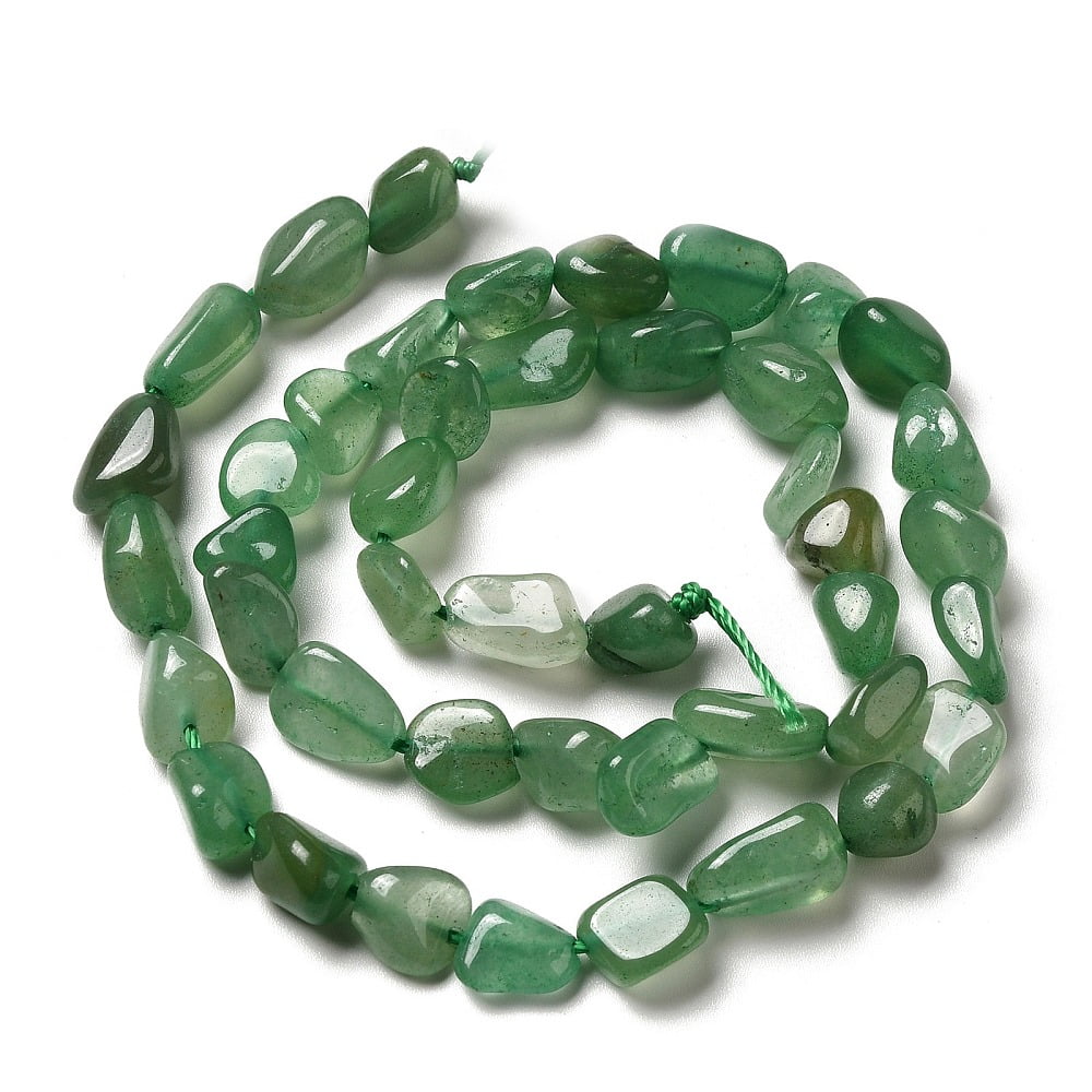 Natural Green Aventurine Beads Strands 7~14x4~8x4~7mm Hole: 1mm about 44~50pcs/strand 38.5~39.5cm