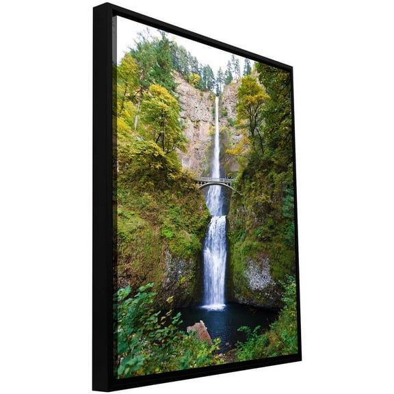 Cody York "Multnomah Falls" Floater-Framed Gallery-Wrapped Canvas