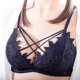 thumbnail image 1 of sexy lencería mujeres encaje floral bordado sujetador ropa interior moda sin costuras push up sujetadores inalámbrico ajustado bralette D1541pangjing, 1 of 4