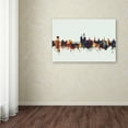 thumbnail image 3 of Trademark Fine Art 'Iowa City Iowa Skyline V' Canvas Art by Michael Tompsett, 3 of 3