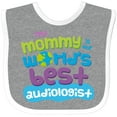 thumbnail image 3 of Inktastic Audiologist Mom Quote Childs Boys or Girls Baby Bib, 3 of 4