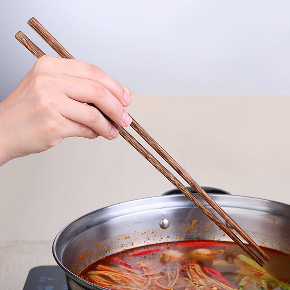 3 Pairs Extra Long Cooking Pot Noodle Deep Fry Bamboo Chopsticks 11 3/4" 13" 14" 
