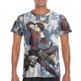 thumbnail image 5 of Camiseta retro de Wings of Liberty Attack on Titan para hombre, camisetas de algodón de verano, camisetas de colores sólidos, camisetas de cuello redondo, ropa para hombre, 5 of 5