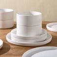 thumbnail image 6 of Famiware 12 Pieces Porcelain Dinnerware Set, White, 6 of 6