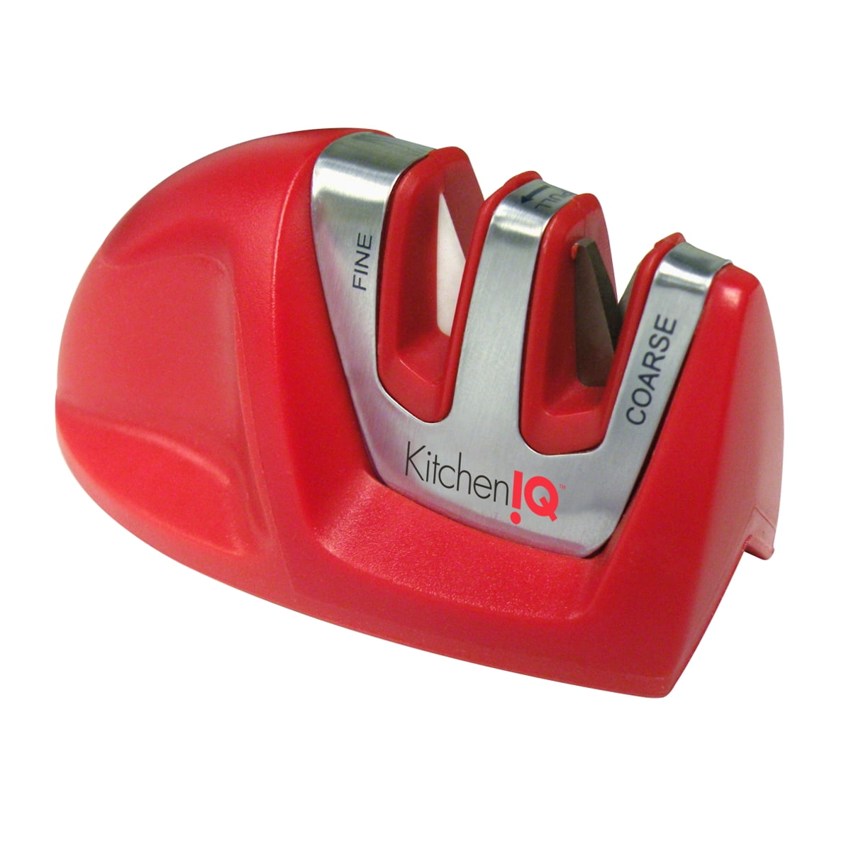 Smith's KitchenIQ Red Edge Grip 2 Stage Knife Sharpener