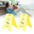 thumbnail image 1 of Señal de Advertencia de Cat Vomit, ABS Funny Creative 3d Instire Cat Vomit Signo para El Área de Trabajo, 1 of 7