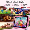 thumbnail image 3 of Kids Tablet,10.1 Inch Android Toddler Tablet with Case,8GB RAM 64GB ROM Tableta,APP Preinstalled,Parent Control,Kids Education Children Tablet with WiFi,Pink, 3 of 9