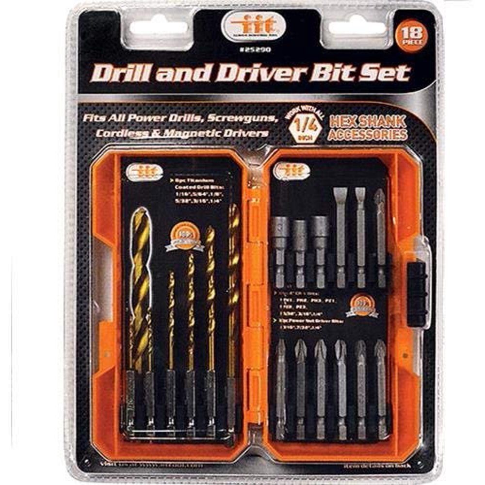 18pc DRILL & DRIVER SET