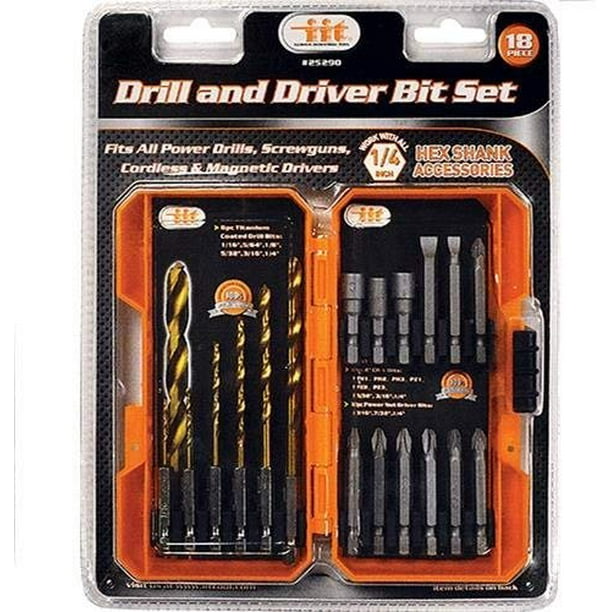 18pc DRILL & DRIVER SET