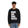 thumbnail image 4 of Fireman Dad Fathers Day Birthday Ideas Sweatshirt, Gifts, Crewneck, 4 of 4