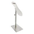 thumbnail image 3 of DOLITY Shoe Display Stand Adjustable Shoe Riser Stable Base Men Leather Shoe Shelf High Sliver, 3 of 9