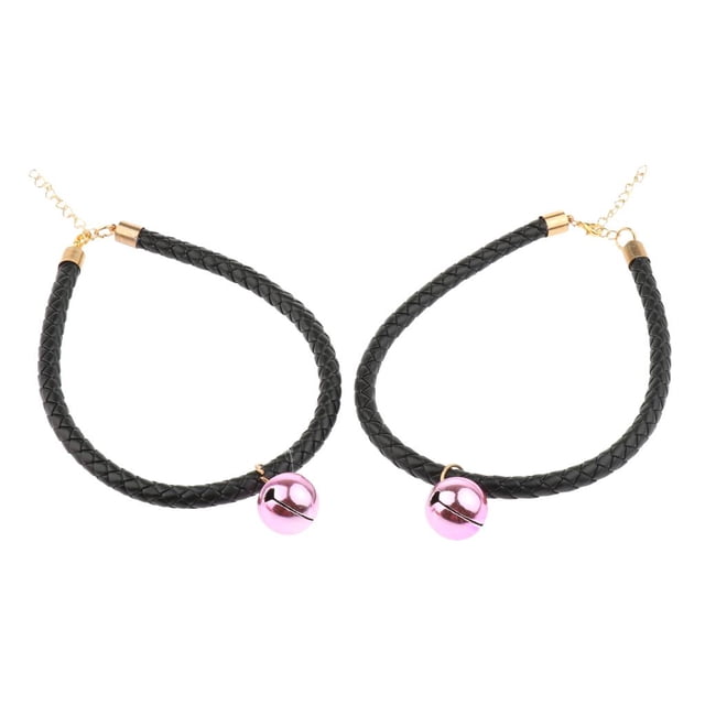 Collares De Campana Para Mascotas, Collar Ajustable Para Cachorros Y Gatos, Collar Para Perros, Correa Negra