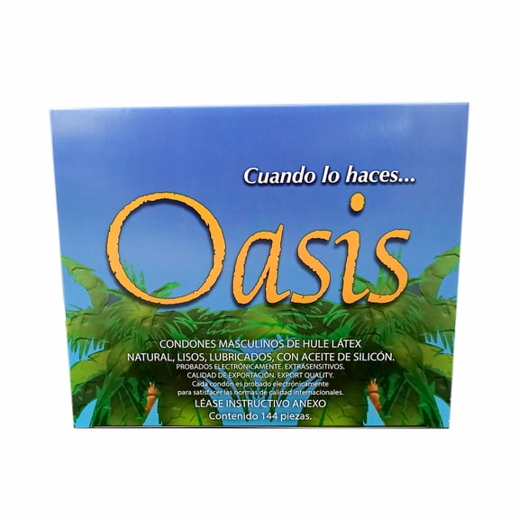 Oasis Condones Masculinos Caja Con 144 Piezas