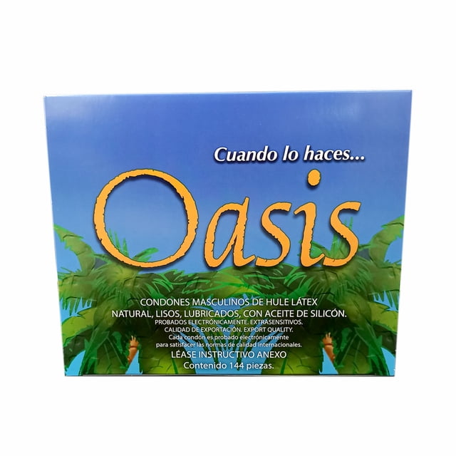 Oasis Condones Masculinos Caja Con 144 Piezas