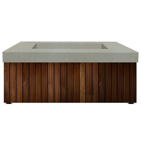 

Prism Hardscapes Manchester Electronic Ignition Concrete Gas Fire Pit Natural Gas Natural 42-Inch