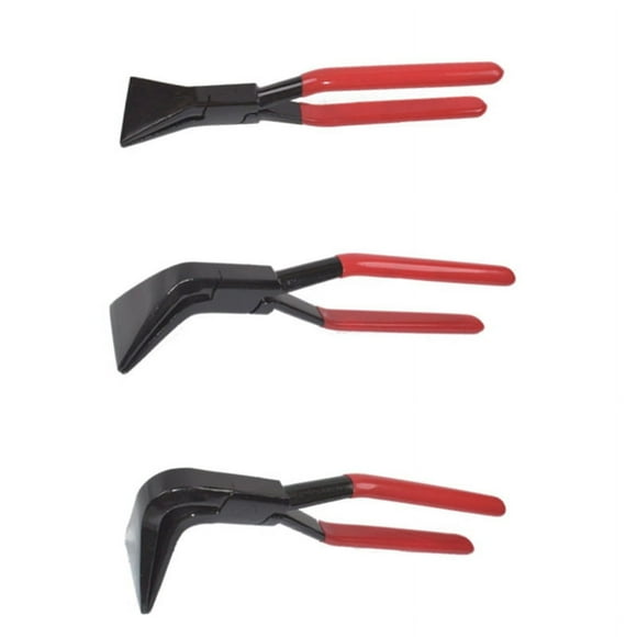 3 Pcs Serre-Mains Outils en Tôle Mâchoire Droite 45° 90° Pinces de Pliage en Métal pour Plier et Aplatir Tôle en Métal