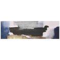 thumbnail image 4 of "Silver Elegance II", Abstract Artwork Rendered on Silver Shagreen Wrapped Canvas Wall Art, sized 72"x22", 4 of 12