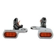 thumbnail image 1 of Almencla 2x Clignotant Clignotant avant pour Softail Dynas Modèles Orange, 1 of 8