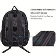 thumbnail image 5 of Heavy-Duty Mesh Backpack: Transparent and Stylish for Beach Days!, 5 of 5