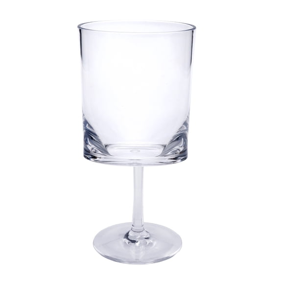 Oval Halo Plastic Wine Glasses Set of 4 (12oz), BPA Free Tritan Wine Glass Set, Unbreakable Red Wine Glasses, White Wine Glasses