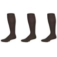 thumbnail image 1 of Classic Fine Ribbed Premium Over the Calf Combed Cotton Socks 3 pair pack, 1 of 2
