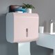 thumbnail image 4 of Toilet Paper Storage Box with Drawer and Phone Holder, Wall Mounted Waterproof Bathroom Paper Roll Holder No Drilling Paper Roll Dispenser, 4 of 9