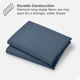 thumbnail image 5 of Bare Home Sateen Weave Pillowcase Set - 400 Thread Count - 100% Organic Cotton - King, Bering Sea, 2-Pieces, 5 of 5