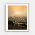 thumbnail image 2 of Bernal Heights Sunset 01 - San Francisco California Photography Cityscape Sunset Scenic Landscape Foggy Unframed Wall Art Print 18 x 24 inches, 2 of 13
