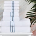 thumbnail image 2 of Superior Turkish Cotton Ultra-Plush 8-Piece Light Blue Towel Set, 2 of 4
