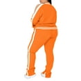 thumbnail image 4 of Sexy Dance Color Blocked Long Sleeve, Jacket & Pants Set (Women's Plus), 2-Piece Set, Sizes L-5XL, 4 of 5