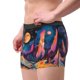 thumbnail image 2 of Balery Fantasy Cosmic Landscape Calzoncillos bóxer para hombre, ropa interior de algodón suave y transpirable con cinturilla de nailon-Medium, 2 of 5