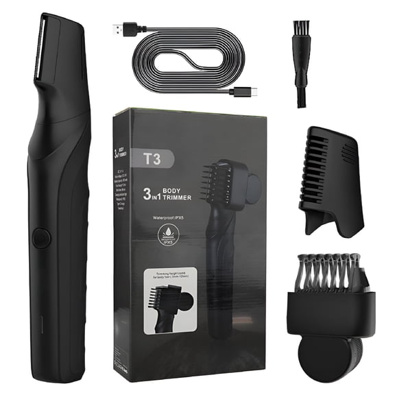 EXLEAF Body Shaver Pubic Hair Trimmer for Men Manscape Groin Trimmer Body Hair Trimmer Shaver Body Groomer Groin Trimmer for Men