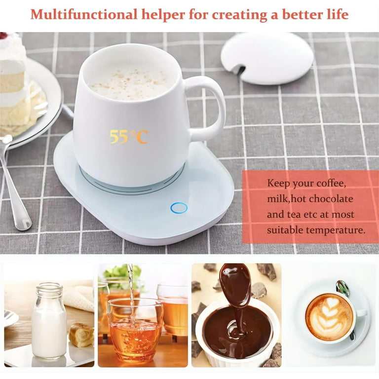 YEVIOR Coffee Cup Warmer for Desk With Intelligent Gravity Sensing Auto  On&Off Mug Warmer for Office Home Use,Cup Warmer Plate for Coffee, Milk,  Tea