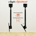 thumbnail image 5 of PYLE PCTVM15 - Universal Tilt, Swivel and Height Adjustable TV Ceiling Mount Bracket Fits Virtually All 23” - 42'' TVs (Flat Panel HDTV, LCD, LED, Plasma and Smart TVs), 5 of 7