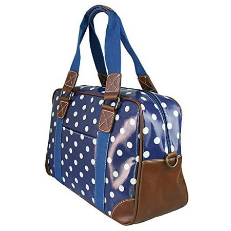 Miss Lulu Ladies Print Oilcloth Hand Shoulder Travel Overnight Weekend (Best Overnight Bags Womens)